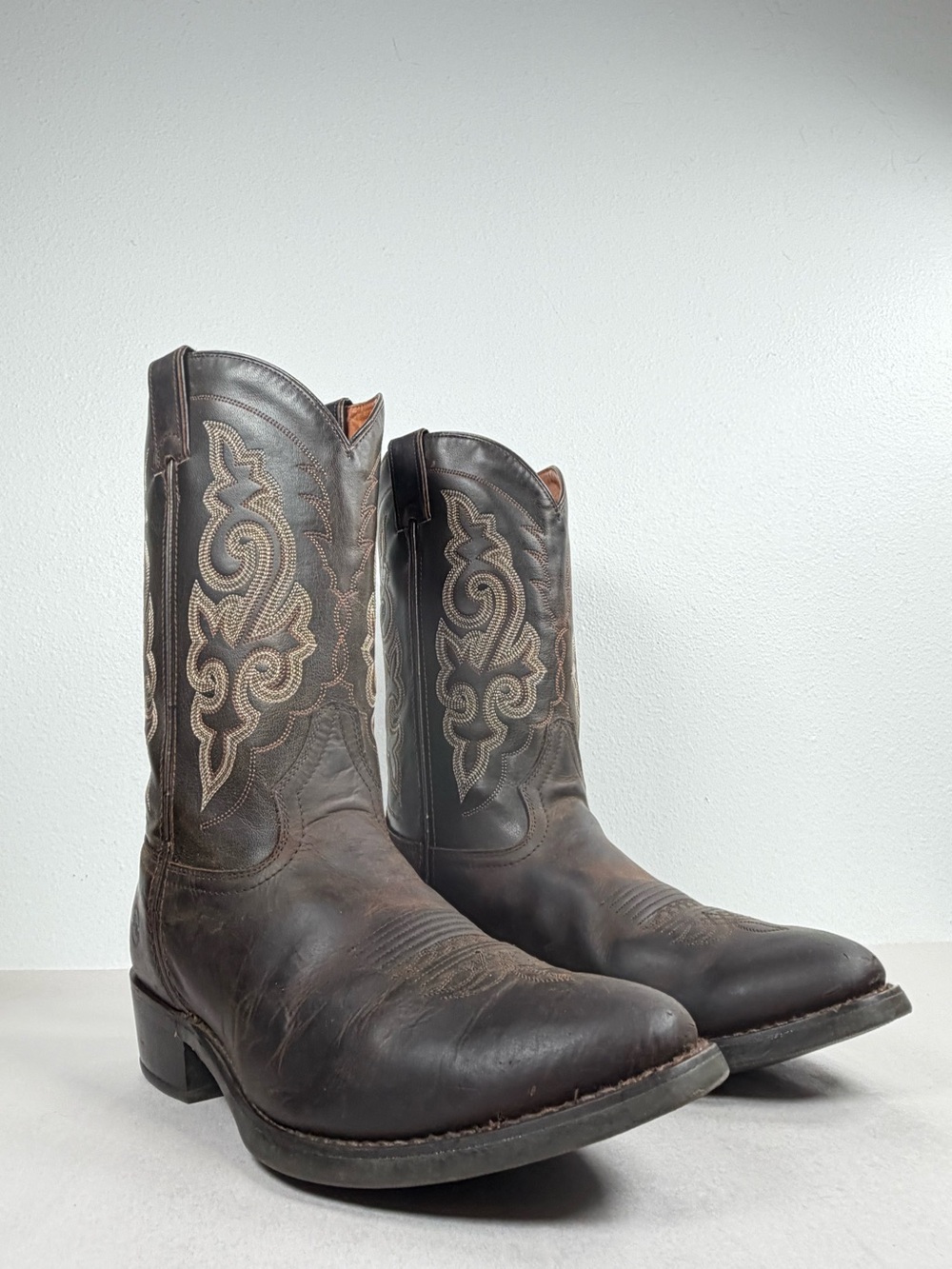 Double H Boots Men’s Leather Western Work Boots Size 10.5 EE Oil-Tanned DH3255
